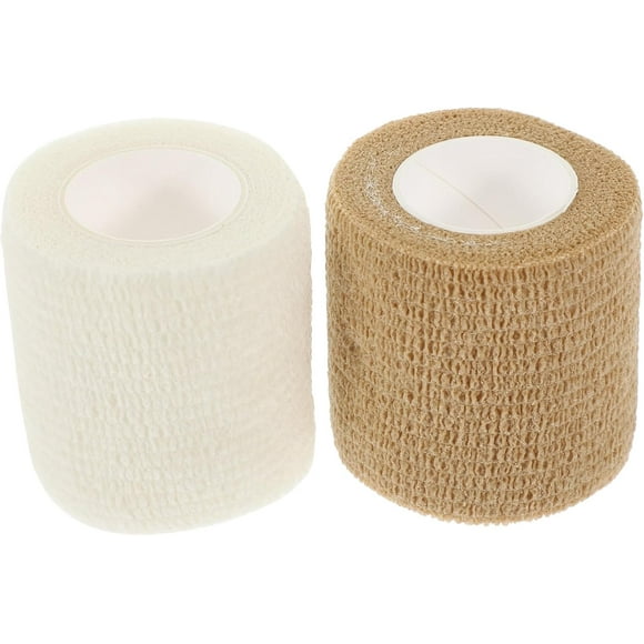 YQHWQ Exquisite 12 rolls of elastic thickened finger bandage tape fingertip bandage patch eyelash bandage large bandage gauze bandage injured grip sticky skin bandage hand non-woven fab