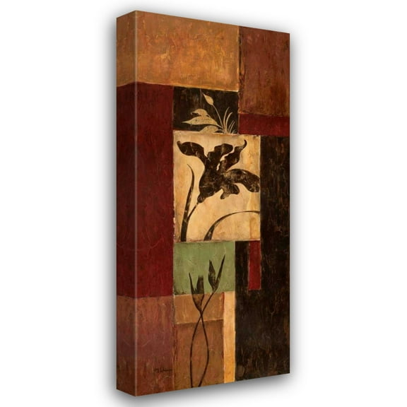 Maria Donovan 12x24 Gallery Wrapped Canvas Wall Art Titled - Iris Shadow