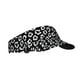 thumbnail image 1 of Fotbe Black Leopard Visera Deportiva con Diseño, Gorra Abierta Ajustable de Algodón para Mujer y Hombre, 1 of 7