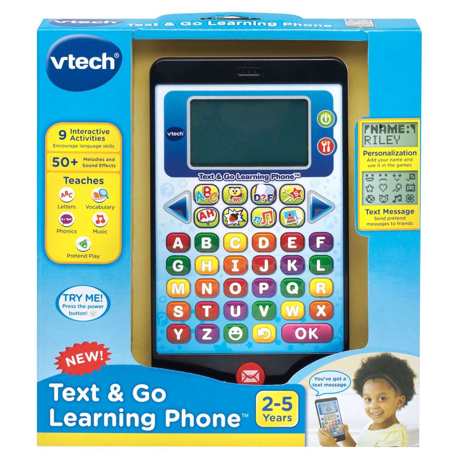 VTech Text and Go Learning Phone, Great Teaching Toy for Toddlers - image 6 of 6