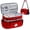 Red, variant on Travel Medicine Bag Organizer, Medical Bag Empty, Pill Bottle Organizer for Home, Large Medication Storage, Travel Carrying Case First Aid Kit Bags Empty, Emergency Kit.