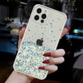 thumbnail image 2 of Allytechgroup Noctiluncent Fluorescent Luminous Phone Case for iPhone 11 Pro Max, Bling Glow in The Dark Soft TPU Cover for Women Girls, Shockproof Protective Case, White, 2 of 9