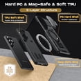 thumbnail image 2 of Funda de teléfono FNDMIL para Samsung Galaxy S25 Ultra con MagSafe Black, 2 of 8