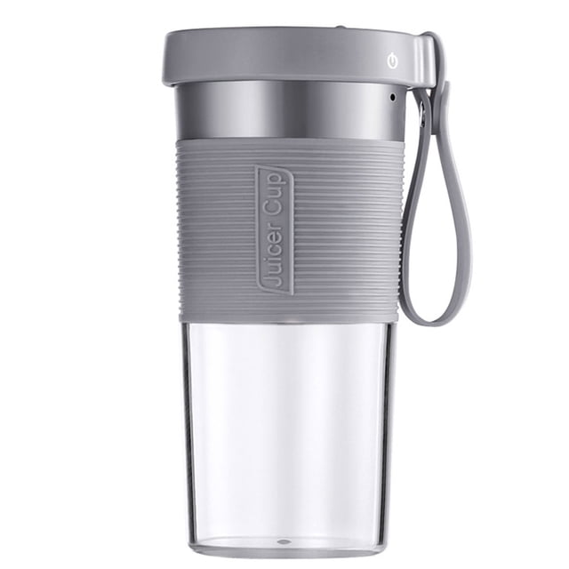 Mini taza exprimidora impermeable USB recargable licuadora pequeña portátil viaje en casa batidora batidora, gris Kearding LF0149-03B