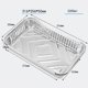thumbnail image 2 of Bandejas de Goteo de Papel Bandejas de Goteo Compatibles con Parril - Bandejas de Recolección Desechables - Revestimiento de piezas 2200 ml Baoblaze Bandeja de goteo de grasa de papel de aluminio, 2 of 8