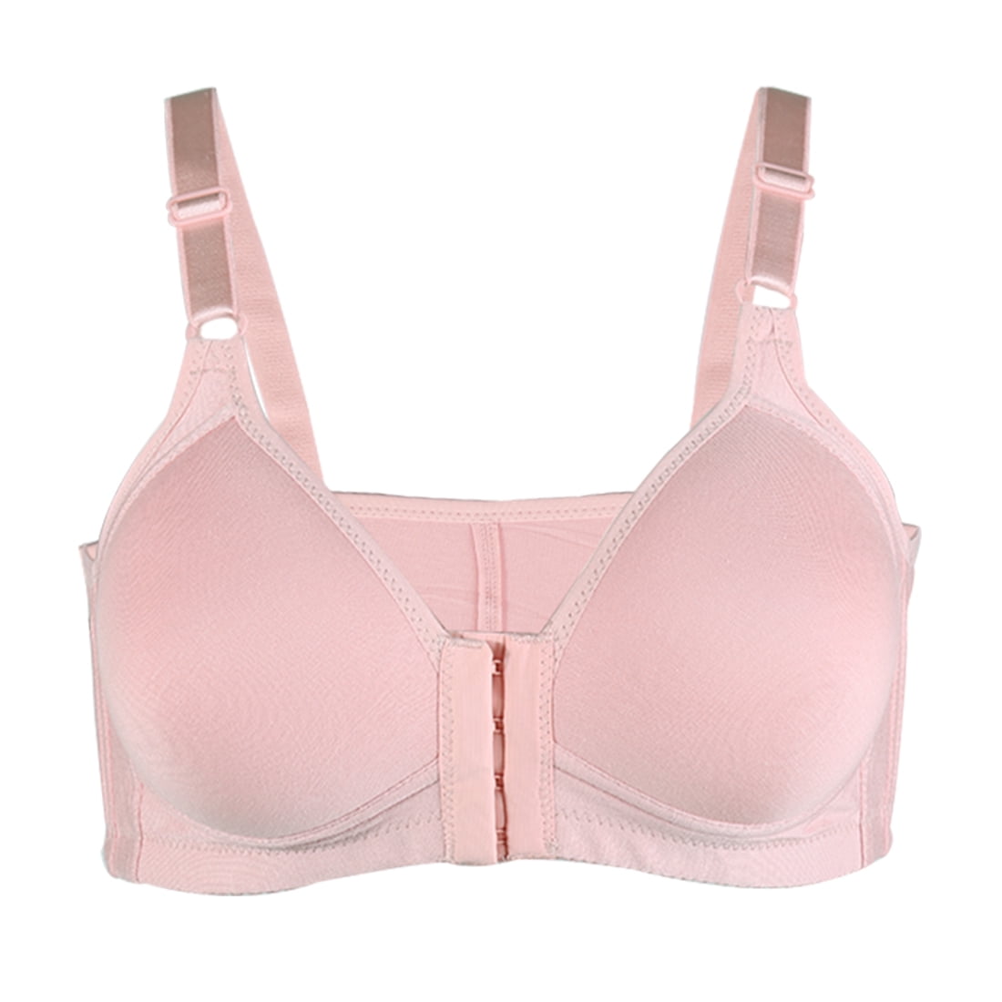 Unique Bargains Women's Comfortable Front Closures Stretchy Soft