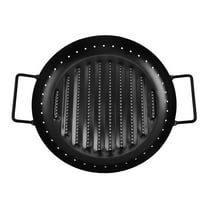 Etereauty Grill Pan Barbecue Plate Korean Bbq Tray Griddle Stove Stick Stovetop Grilling Non  Handles Meat Gas Bakeware Surface