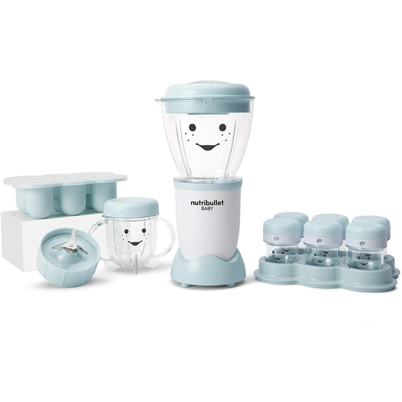 NutriBullet Baby Food Blender, 32-oz, Blue, NBY-50100
