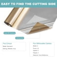 thumbnail image 3 of Vinilo HTVRONT Chrome Gold Metadata de 3 m en oro metalizado mate, 3 of 5