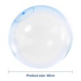 thumbnail image 4 of Globo inflable de la diversión de la bola de la burbuja transparente de la inyección del agua de los 60cm azul Ndcxsfigh libre de BPA, 4 of 7
