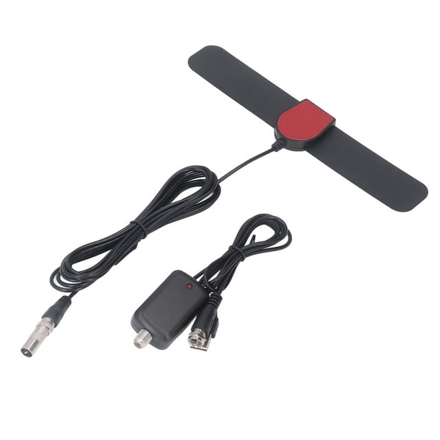 Antenne HDTV Gain Élevé 25DB1 Antennes TV Numériques Intérieures pour Réception de Signal 980 Miles