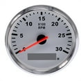 thumbnail image 4 of 85mm Tachometer 3-8K RPM Tacho Meter with LCD Hourmeter For Car Boat 12V/24V Red Backlight Marine Gauge, 4 of 7