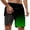 Green, variant on Swim Trunks Men Compression Liner Board Shorts Men's Casual Sports Beach Plus Size Gradient Print Double Layer Shorts Dark Purple Size XXL