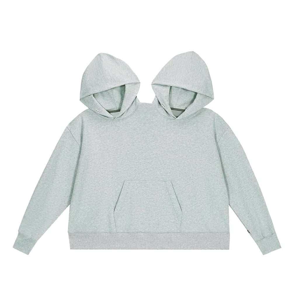 TINYSOME Couple Hoodie Autumn Hooded Sweatshirt Two Person Pullover Tops Causal Hoodie