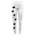 thumbnail image 6 of BOOMILK Easter Leggings for Women Cute Bunny Rabbit Print High Waisted Stretch Yoga Pants Workout Tummy Control Legging, 6 of 6