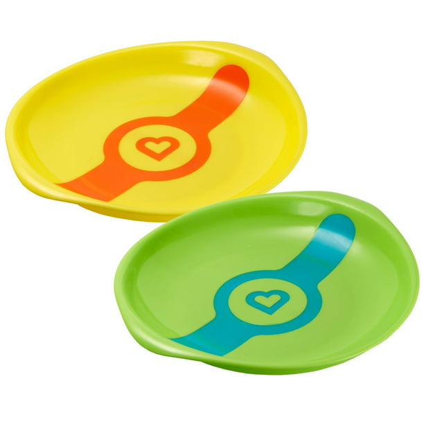 Munchkin White Hot Toddler Plates, 2ct - Assorted Colors - Walmart