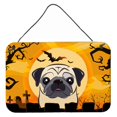 thumbnail image 1 of Caroline's Treasures Halloween Fawn Pug Impresiones para colgar en la pared o en la puerta BB1820DS812, 8HX12W Caroline's Treasures BB1820DS812, 1 of 1