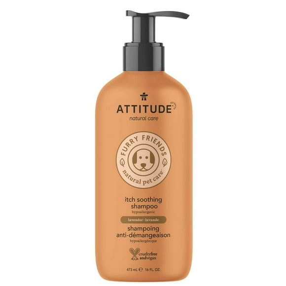 ATTITUDE Furry Friends, Shampoo, Itch Soothing, Lavender, Pet care, Dog Shampoo, 473 mL, 473 mL