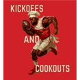 thumbnail image 4 of Go Sports! But Where's the Food? Youth Red Crew Neck Short Sleeve Tee-Medium, 4 of 4