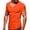 Orange, variant on Big and Tall Shirts for Men Summer Casual Fashion Solid Color V Neck Large Size Short Sleeve T Shirt Large Tall T Shirts Pregnancy Announcement Men Shirt Pack V Neck Long Sleeves Tee Fashion 3XL