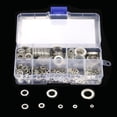 thumbnail image 2 of Amdohai 360Pcs Stainless Steel Washer Metal Gasket Flat Sealing Ring Seal Assortment Kit with Storage Case 8 Sizes Hardware Accessory, 2 of 8