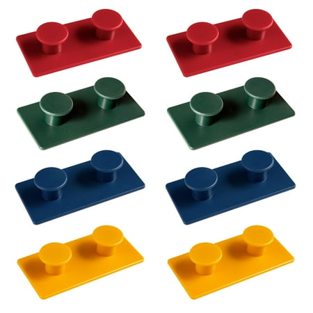

8pcs Door Home Decor Hanger Bathroom Adhesive Wall Hooks Multi Purpose Bedroom