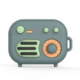 thumbnail image 2 of Audífonos Soporte para de radio compatible con Bluetooth para Airpods Pro (verde retro) Ndcxsfigh  Para estrenar, 2 of 6
