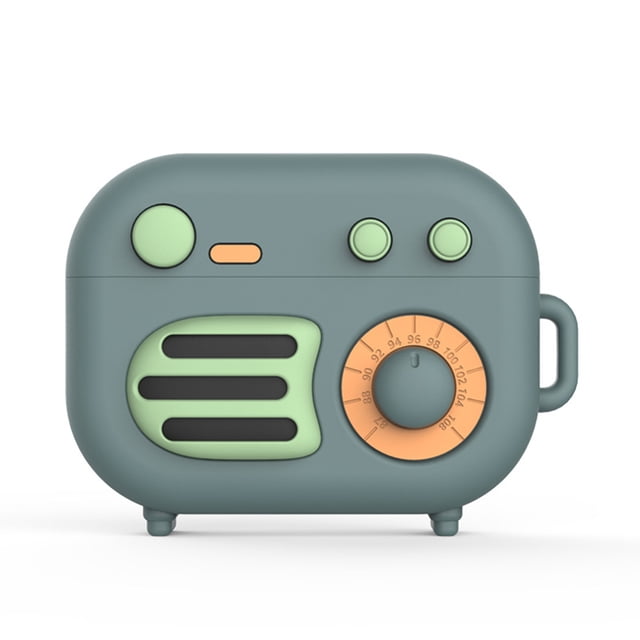 Soporte Para Auriculares Audífonos Soporte para de radio compatible con Bluetooth para Airpods Pro (verde retro) Likrtyny Para estrenar