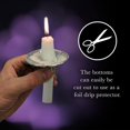 thumbnail image 4 of Portavelas desechables de aluminio Ner Mitzvah, paquete de 100, 4 of 8