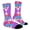 Purple, variant on 67 Socks 6 7 Novelty Six Seven Crew Socks Funny Gifts for Men Women Watermelon Red One Size