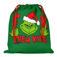thumbnail image 2 of THE 2024 Gr1nch Gift Bag, Double Sided Printed Gift Bag, Xmas Drawstring Bag, Green Drawstring Gift Bag For Holiday,Double-sided Printed New Year Gift Bag Drawstring Bag Linen, 2 of 3