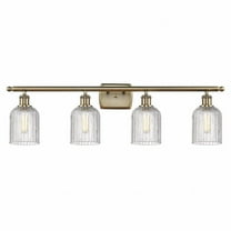 Innovations Lighting - Bridal Veil - 4 Light Bath Vanity In Art Deco Style-10