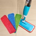 thumbnail image 2 of 3 Pack Microfiber Mop Head Replacements Washable Wet Dry Flat Floor Cleaning Pads 16.5 x 5.5 Inch Compatible with Rubbermaid Reveal Spray Mops, 2 of 7