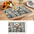 thumbnail image 6 of Tableware Placemats Set of 6, Cotton Non-Slip Place Mats Washable Table Mats for Kitchen Dining Table Decorations Indoor/Outdoor, 6 of 9
