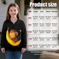 thumbnail image 2 of Xoenoiee Capybara Palm Tree Print Kids Quarter Zip Up Pullover for Girls Long Sleeve Sweatshirt Mock Neck Polo Sweater Fall Outfits, Size 9-10 Years, 2 of 7