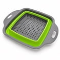 thumbnail image 5 of Handy Housewares 7" x 9.5" Collapsible Kitchen Strainer Colander, Green, 5 of 5