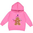 thumbnail image 2 of Inktastic Gingerbread Cookie Wearing a Pink Hat Toddler Hoodie, 2 of 4