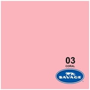 Savage Widetone Seamless Background Paper, 86 wide x 36' Coral, #3