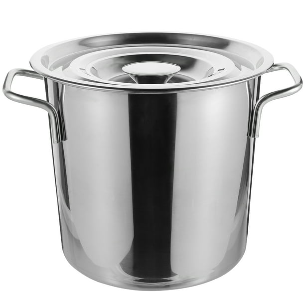Olla de sopa de acero inoxidable, Cubo de cocina para mariscos, Caldera de Metal para mariscos, olla para hervir mariscos para cocina