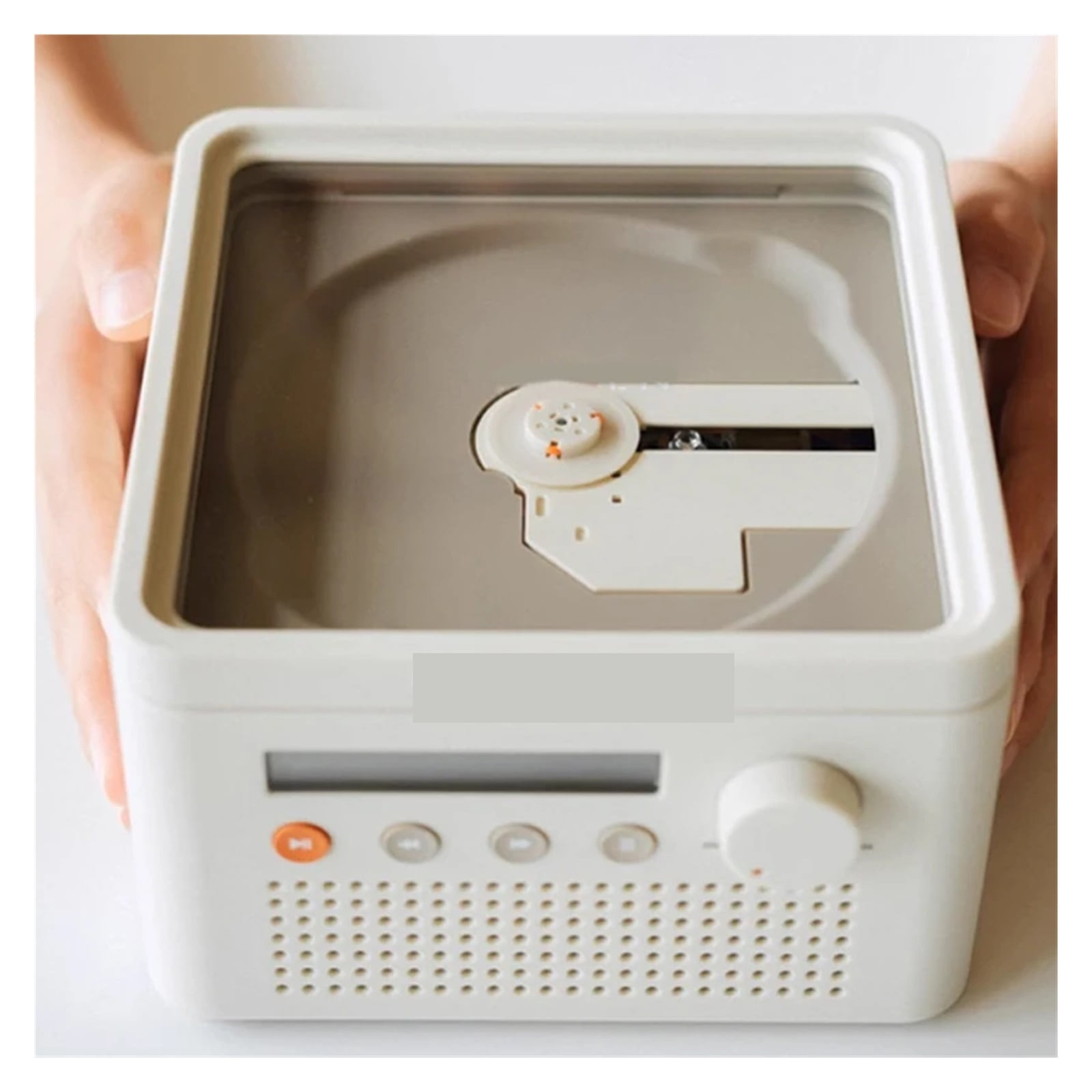 All-In-One CD Player Two-Way Bluetooth Stereo HIFI Fever Retro Audio Player Rechargeable ,Multi-Functional