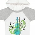 thumbnail image 4 of Inktastic Violin with Musical Notes and Swirls Boys or Girls Baby Bodysuit, 4 of 5