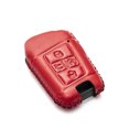 thumbnail image 3 of Vitodeco Genuine Leather Smart Key Fob Case Compatible with Volkswagen Atlas, Jetta, Passat, Arteon, Tiguan, Golf GTI, Golf R 2018 - 2024 (5-Button, Red), 3 of 5