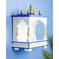 thumbnail image 5 of Wooden Mandir For Home & Office /Home Temple/Pooja Mandap /Wooden Pooja Chowki /Pooja Idols Storage Wall Handing Mandir Medium, 5 of 5