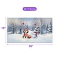 thumbnail image 5 of Hello Winter Havanese Football Snowman Welcome Snowy Morning Doormat Havanese Dog Lover Gifts Idea Indoor Outdoor Welcome Mat - 01012, 5 of 5