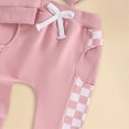 thumbnail image 7 of TOWED22 Fall Winter Toddler Baby Boy Clothes 2Pcs Checkered Crewneck Sweatshirt and Pants Sweatsuit Little Boy Clothing(Blazer,2-3 Y), 7 of 7