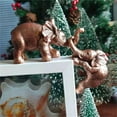 thumbnail image 4 of Cheers US Door Frame Elephant Figurine Decor Statues Octopus Elephant Statue Ornaments with Sculpture Resin Wall Sculpture Crafts for Home Living Room Bedroom Decoration, 4 of 7