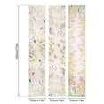thumbnail image 5 of Deago Daisy Lavender Tulip Floral Leaves Summer Table Runner, Spring Kitchen Dining Table Decoration for Home Party Decor 13x72 Inch, 5 of 8
