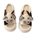 thumbnail image 1 of Pantuflas Casa Lindas Y Suaves De Vaca Blanco vaca 44-45(Fit 43-44), 1 of 3