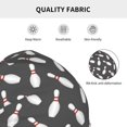 thumbnail image 4 of KLL Bowling Pins Winter Fall Beanie Knit Hats for Men & Women - Warm & Soft Stylish Toboggan Caps for Cold Weather, 4 of 6