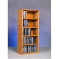 thumbnail image 1 of Solid Oak Desktop or Shelf CD Cabinet - Honey Oak, 1 of 1